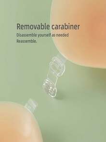 1/2 Cặp Áo Ngực Không Dây Vô Hình Silicone, Miếng Che Đầu Núm Vú Silicone Nâng Nâng Có Thể Tái Sử Dụng, Miếng Che Đầu Núm Vú Tự Dính Khóa Trước Vô Hình, Phụ Kiện Đồ Lót Nữ - Nhiều màu - Xem 6