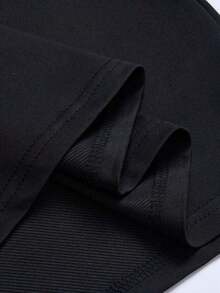 Camiseta Casual de Cuello Redondo para Hombre con Diseño Único de Calavera de Conejo - Poliéster Suave, Lavable a Máquina - Perfecta para el Verano - Negro - Ver 5