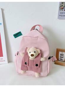 Teddy Bear Backpack Kid Backpack, Custom Name Backpack,Embroidered Name School Bag For Girl Boy,Children Backpack,Gift Birthday Child - Teddy Bear Backpack - View 13