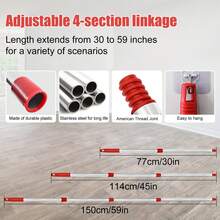1set Spin Mop Set Compatible With Easywring 1Tank System Dust Cleaning Deeply Mop Heads And Brush Set High Quality Kitchen Bathroom Cleaning Accessories - Set - View 4