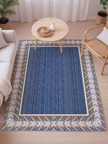 Minimalist Geometric Pattern Printed Indoor Decorative Carpet, Living Room Sofa Rug, Bedroom Rug, Bedside Anti-Slip Mat, Dining Room Kitchen Rug, Office Chair Pad, Entryway Doormat, Picnic Blanket, Outdoor Camping Mat - Multicolor--5 - View 16