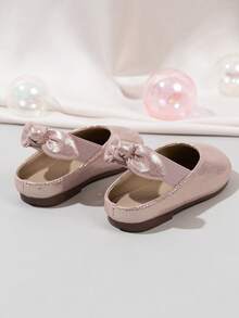 1 Pair Comfortable, Durable Casual Flat Princess Shoes, Suitable For Baby Girls Outdoor Wear - Pink - View 4