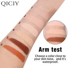 6 Colors Concealer Cream, Invisible Pore Covering, Acne Scar & Dark Circle Hiding, Long-Lasting, Non-Cakey, Waterproof, Skin-Friendly Foundation - Multicolor - View 8