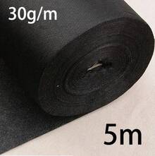 5 metros/lote (5,4 yardas) * 1 metro (1,09 yardas) tela de entrelazado Fusible no tejida ligera accesorios de costura 30 g/ - jd051-5 metros - Ver 2