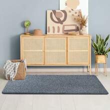 Modern 2x6 Runner Rugs for Bedroom Living Room Memory Foam Low-Pile Hallway Carpet Runner Rug for Entryway Kitchen Throw Small Rug for Bedside Dorm Room Decor Dark Blue and White - Camino de mesa de 2 x 6 - Ver 7