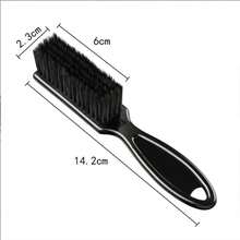3/5 件装理发器清洁刷，渐变刷，刀片清洁刷，指甲清洁刷，尼龙材质，美发沙龙造型工具 - 鬍鬚刷 - 查看 3