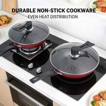 Non-Stick Wok/Frying Pan, Suitable For Home Use, Smokeless, Compatible With Electric And Gas Stoves - View 5