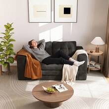 Futon - Grigio Scuro - Visualizzare 3