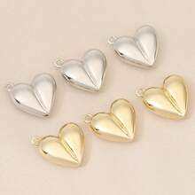 1/10 浪漫心形 DIY 首饰吊坠，光滑简约，可制成任何首饰吊坠，百搭优雅 - DIY愛心吊墜 - 查看 5