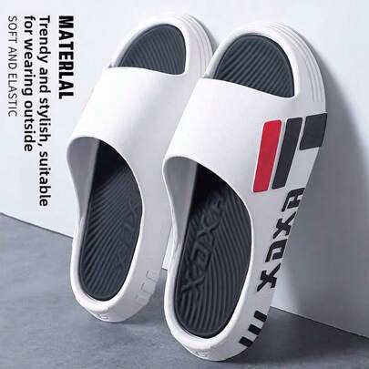 Dép xăng đan nam, đế mềm chống mài mòn, kiểu dáng xỏ chân tiện lợi, thích hợp sử dụng trong nhà vào mùa hè, cỡ lớn.