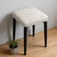 1 buc pătrat scaun husă elastică scaun husă utilă masă scaun husă stretch scaun de luat masa protecție uz casnic articol moale scaun husă - Multicolor - Vizualizare 17