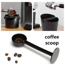 2pcs Coffee Knock Box Coffee Grounds Storage Box Applicable To Home Coffee Enthusiasts The Barista Pours Coffee Grounds Suitable For Home Coffee Corner Commercial Coffee Shops It Is Also A Practical Gift For Coffee Enthusiasts Essential - Black - View 11