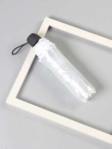 1pc Pvc Transparent Folding Umbrella,Outdoor Travel Portable Umbrella, Stylish Portable Transparent Umbrella,Dual-Purpose, Can Be Used For Both Sunshade And Rain Protection.Student Backpack Umbrella,Back-To-School Season Essentials,Travel Essential, Travel Accessory, Car Accessory, Outdoor Gear, Plum Rain Season,Birthday Gifts, Summer Gifts, Party Gifts, Holiday Gifts - Multicolor - View 12
