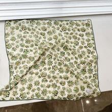 Women Bandana & Square Scarves - Creamy Yellow Cartoon Heart - View 19