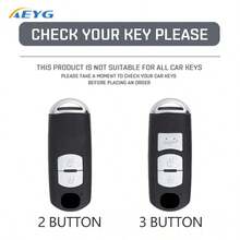 适用于2015年至2019年款Model 2、3、6、Atenza、Axela、Demio、CX-5、CX-3、CX-7和CX-9的TPU汽车钥匙遥控器保护套，带链条 - 馬自達A款 - 查看 7