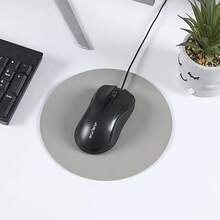 7.7 Inch Diameter Solid Color Anti-Stain Mini Mouse Pad, 0.04 Inch Thickness, Low Velvet Backing, General Quality With Slight Odor. Please Refer To Actual Size. - Round - View 10