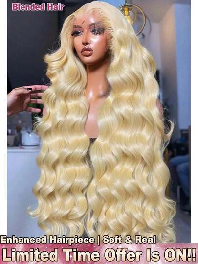 200% Density 34 Inch 4*4 5*5 13*4 Long Body Wave Lace Front Wigs With Baby Hair - Brazilian Virgin Pre Cutting Pre Pulling Pre Ironing HD Transparent Body Wave Loose Wave Lace Frontal Wigs Glueless - #613 Blonde Color Ear To Ear Pre Bleached Pre Pulling Pre Ironing No Glue Needed No Skills Body Wave Middle Part Wigs Frontal Glueless - Put On And Go Friendly For Beginner Frontal Human Hair Wigs Glueless Weaves Wigs For Women Daily Use Blended Hair