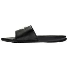 Nike Benassi JDI Slides Men's Black 343880-090 | Pool & Beach Ready, Recovery Comfort - Pure Black - View 4
