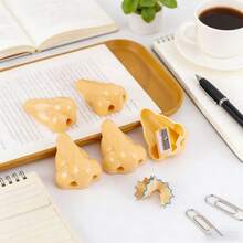 1/3/6pcs Unique Nose-Shaped Figurines - Challenge The Conventional, Cute And Eye-Catching; Inject A Touch Of Lighthearted Humor Into A Tense Study Or Work Environment, Suitable For Office Desk Display - Rautan pensil berbentuk hidung - View 2
