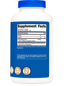 Nutricost Phosphatidyl Choline (420mg) 120 Softgels - GMO-Free, Gluten-Free - 120抽 - 查看 5