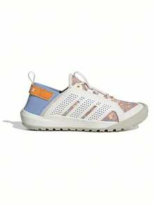 Adidas 男女通用新款户外运动徒步鞋 - 米白色/藍色/橘色 - 查看 1