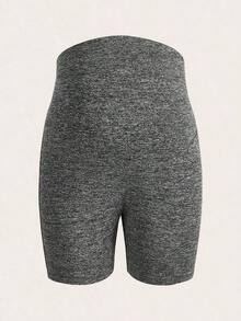 2pcs/Set Maternity Knitted Short Tight-Fitting Maternity Leggings Shorts - Multicolor - View 4