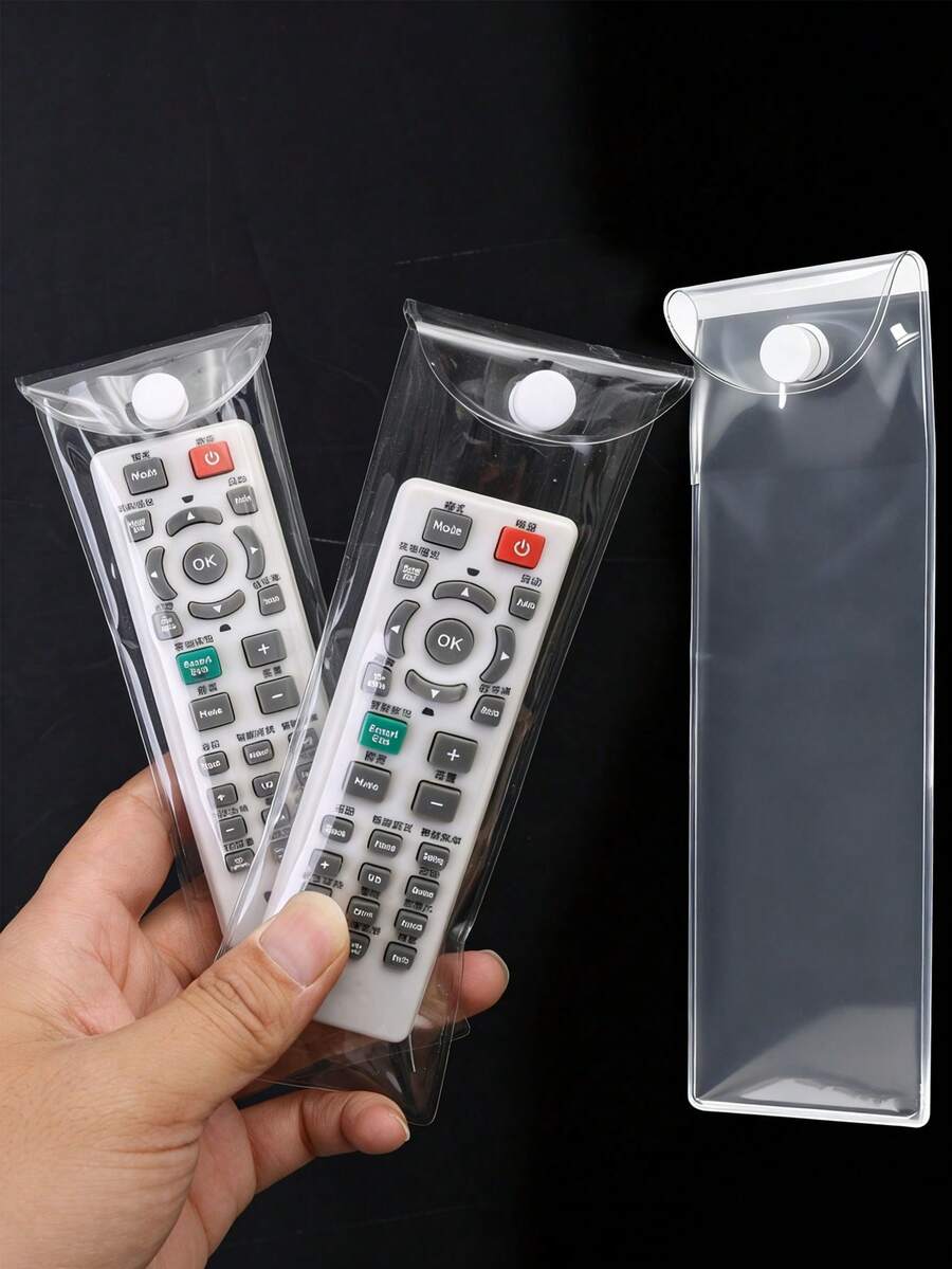 Universal Remote Control Protective Case And Transparent Dust Cover - Suitable For TV And Air Conditioner (Remote Control Shell/Cover) - Multicolor - View 1