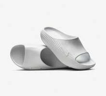 Nike Rejuven8一腳穿男士休閒厚底一字拖鞋 - 白色 - 查看 1