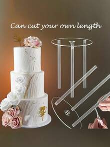 Detachable Cake Stand, Multi-Tier Cake Display Rack, Suitable For Birthday Party And Wedding Cake Tiering And Stacking Decoration - Multicolor - View 4