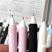 1 Set de Bolígrafos de Mariposa en Negro y Blanco, Bolígrafos de Estilo Ballet con Botón de Presión Neutros (Estilo Aleatorio) - Talla única para todos - Ver 2