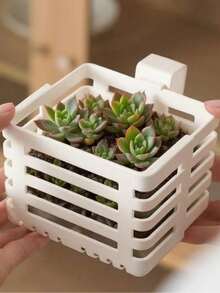 1/2/3 Pcs Adjustable Telescopic Hanging Basket, Space Saving Wall Hanging Storage Organizer For Home Dorm Fridge, Hydroponic Plant & Fish Food Container - A - View 2
