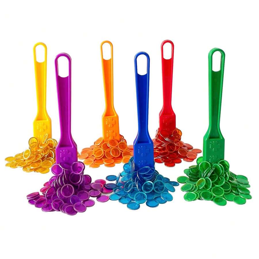 Bingo Game Set, Perfect For Large Group Events, Family Game Nights, Bachelorette Parties, Counting And Sorting Games - Unique Party Set, Perfect For Halloween And New Year's Celebrations. - Multicolor - View 1