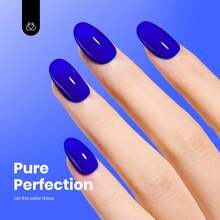 Beetles 15ML Full Size Royal Blue Dark Blue Gel Nail Polish, HEMA-Free, Colorful Bottle, Long-Lasting Manicure For Salon & DIY, Ideal Gift For Women - 永恆之藍 - 查看 4