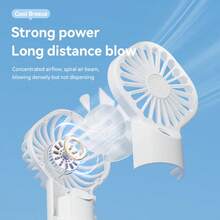 Portable Handheld Spray Fan, 3-Speed Wind, Mini USB Rechargeable Personal Cooling Spray Fan, Suitable For Outdoor Travel, Office, 800mAh - 手持 - 查看 11