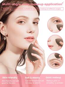 Bộ dụng cụ trang điểm chuyên nghiệp 44 món kèm túi đựng mỹ phẩm chống nước, 30 cọ trang điểm, bông mút, băng đô và dụng cụ vệ sinh. - Nhiều màu - Xem 9