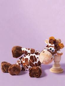 POKOJA LAND 1 pieza Muñeco de peluche adorable de jirafa, muñeco de animal de la jungla de 30 CM de tamaño mediano, animales de peluche, jirafas suaves y abrazables, regalo perfecto para el cumpleaños de amigos o coleccionistas, suave, decoración del hogar navideña, decoración del hogar, decoración acogedora del sofá, regalo de Navidad, regalo de cumpleaños/festividad, regalo de Navidad, regalo de estilo navideño de cumpleaños, regalo de Halloween, regalo perfecto para el cumpleaños de amigos, muñeco de peluche - Amarillo - Ver 3