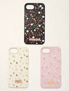 3 件套花卉印花手机壳，兼容 和 Galaxy，采用甜美、浪漫、可爱的粉色、白色、玫瑰红配色设计，特别适合年轻女性。 - 彩色 - 查看 29