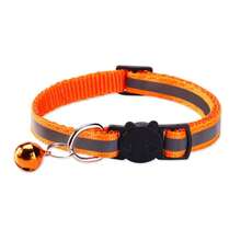 1 pieza Collar reflectante para gatos con campana y hebilla de - Collar luminoso para mascotas, disponible en 3 colores, sin batería - Multicolor - Ver 8