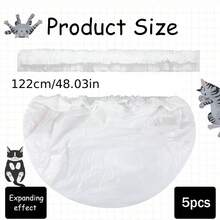 20pcs/5pcs/1pc Disposable Thick & Large Elastic Litter Bag, Suitable For Large & Small Litter Boxes, Easy To Clean, 122cm/50inch - View 3