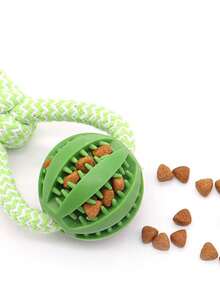 Đồ chơi kéo co, gặm nhai cho thú cưng, thích hợp cho chó cỡ trung bình và lớn như chó Poodle, đồ chơi tương tác cho chó có tích hợp bóng đựng thức ăn. - Nhiều màu - Xem 6