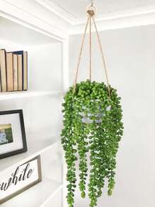 1/3 pezzi 75cm Pianta rampicante verde artificiale primaverile/estiva, pianta grassa finta, piccola pianta artificiale, adatta per decorazione domestica, decorazione del portico, decorazione di scaffali, per tutto l'anno - Multicolore - Visualizzare 5