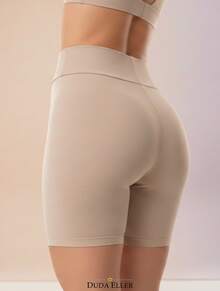 Panties Short Petticoat High Waist Double Shaper In Polyamide Second Skin Comfortable Women's Lingerie Shapes And Adjusts To The Body - Beige - View 4