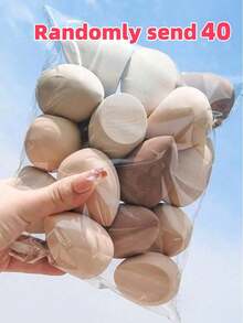Large Size Dry & Wet Dual-Use Makeup Sponge Puff, Random Styles, Suitable For Makeup Application And Concealing, Convenient To Carry, Great For Christmas Gifts To Friends,Giveaways,Travel,Cheap Stuff,Travel Essential - Multicolor - View 15