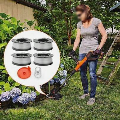 4x For BLACK & DECKER STC1820 STC1820PC Trimmer/Strimmer Line Spool Part