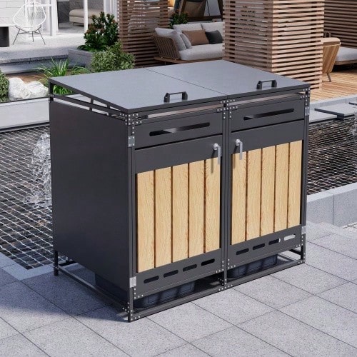 Outdoor Waste Bins - View 1