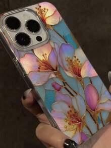 Faux Pearl Floral Painted Elegant New Feather Chiffon Minimalist Fashion Phone Case Compatible With IPhone 17/17 Pro Max, 15, 16/16 Pro, 15 Pro Max, P13, P14, P11 Soft Case, P12, XS, XR, 7/8, 7/8 Plus, A14, A15, S23 Ultra, A50, A12, A32, A52, A72, A51, A21S, A13, A14, S22 Ultra, S23, A33, A53, S20 FE,International Version, Not The Domestic Version - 型號3(1台) - 查看 6