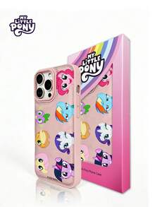 Hasbro MY LITTLE PONY 官方正品手机壳，香奈儿菱格纹粉色手机壳，卡通少女风手机壳，节日礼物手机壳，盒装，适用于 iPhone 17、17 Air、17 Pro、17 Pro Max、11、12、13、14、15、16 Pro、16 Pro Max、14 Plus、15 Plus、16 Plus、15 Pro Max、16 Pro、X、XR - 彩色 - 查看 2