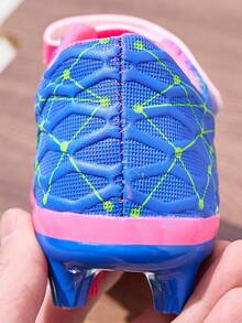 Tacos de fútbol con cordones degradados para niños y niñas - Rosa Fucsia - Ver 8