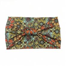 Băng đô họa tiết châu Phi, băng đô co giãn kiểu turban, băng đô rộng phong cách Bohemian bằng cotton co giãn dành cho nữ, khăn trùm đầu, băng đô yoga mới. - Nhiều màu - Xem 4