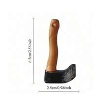 Funny Knife-Shaped Fridge Magnet, 3D Interesting Axe Fridge Magnet, Flying Knife Decor, Unique Gift For Home, Office, Fridge, Locks, Cabinet Metal Surfaces - Multicolor - View 14